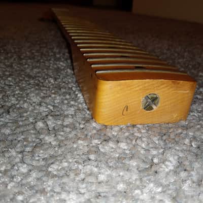 Nash T52 Telecaster Maple Neck with Tuners - Boatneck/Soft V image 10
