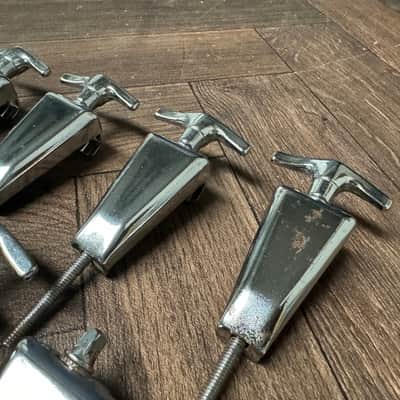 Vintage Mapex Mars Bass Drum Tension Rods & Claws Hardware x8 #OA165 image 3