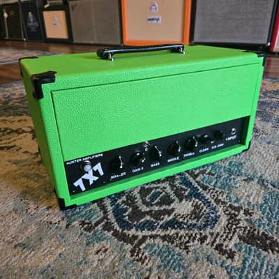 Hunter Amplifiers - 7x7 Custom Tube Amp Head - 18-watts - Green image 2