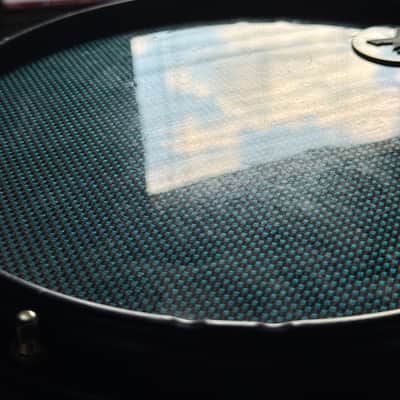 Xymox 12" Reserve Snare Ultra Black and Teal image 3