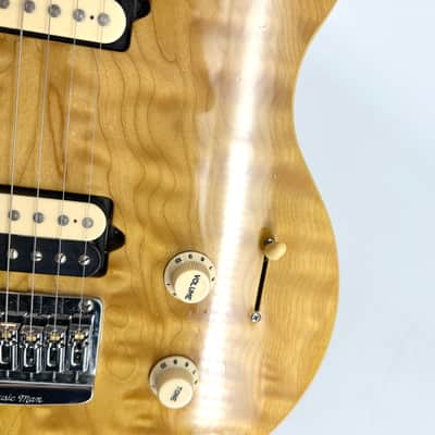 1999 Ernie Ball Music Man Axis Super Sport HH Hardtail - Translucent Gold image 17