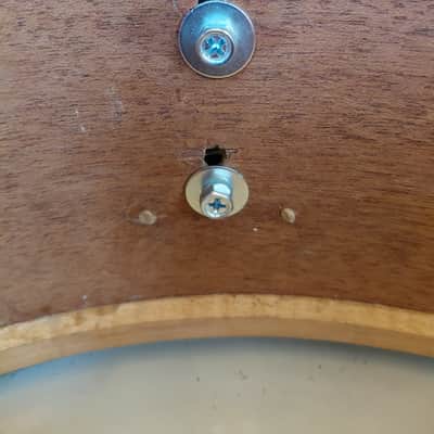 Vintage 1950s Ludwig No. 491 Pioneer 5x14" Snare Drum in Blue/Silver Duco Lacquer image 10