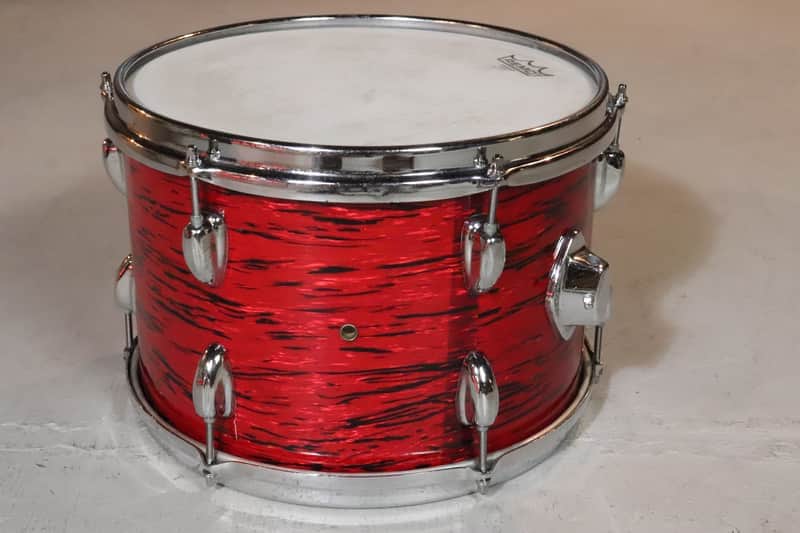 Pearl 9x13" MIJ Rack Tom Drum Red Pearl Vintage 1970's image 1