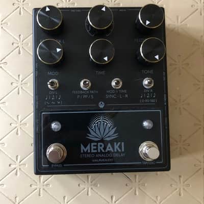 Walrus Audio Meraki Stereo Analog Delay Limited Edition - Blacked Out 2023 image 1