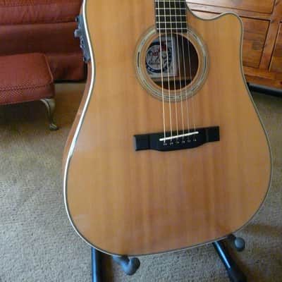 Alvarez 5080 N Artist "Natural Fusion" System 500 Spruce/Mahogany Excellent Condition Plastic OHSC image 2