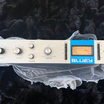 Black Lion Audio Bluey FET Limiting Amplifier / Compressor 2019 - Silver with Blue Stripe image 1