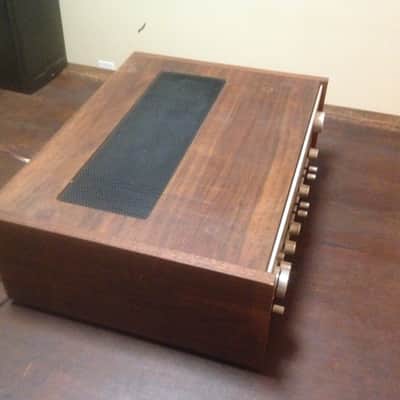 Sony STR-6050 Stereo Amp Receiver PHONO Wood Case + Lit Silver Panel EUC image 3