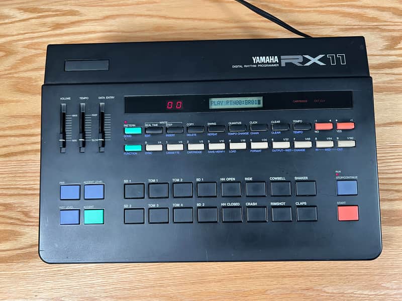Yamaha RX11 Digital Rhythm Programmer 1980's - Black image 1