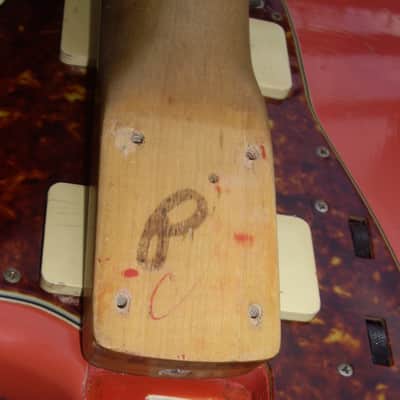 Fender Jazzmaster 1963 - Fiesta Red Matched Head Custom Color image 22