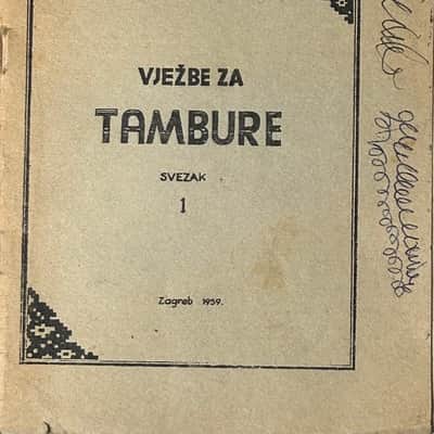 1970s Muzicka Naklada Tambure Brac Rare 8 String Lute from Croatia image 16