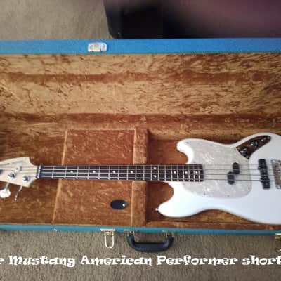 Douglas BGC-250 3/4 Blue Tweed Case for Fender Mustang, Bronco, Sire U2, Musicman Sterling Stingray Short Scale Basses image 5