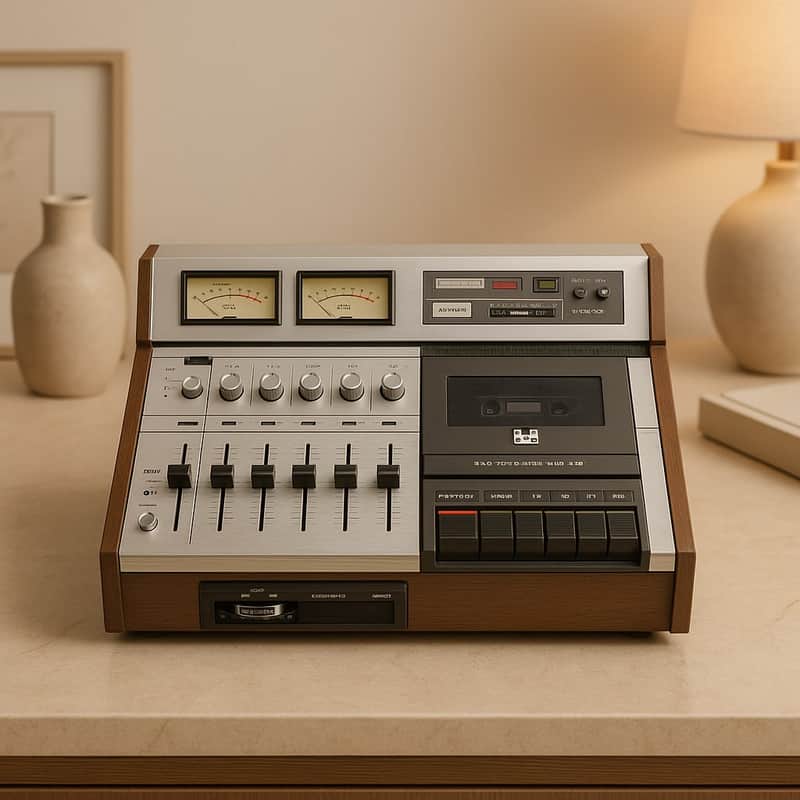 Hitachi D-3500 Rare Vintage Cassette Deck Working 3 Head Ferrite Warranty image 1