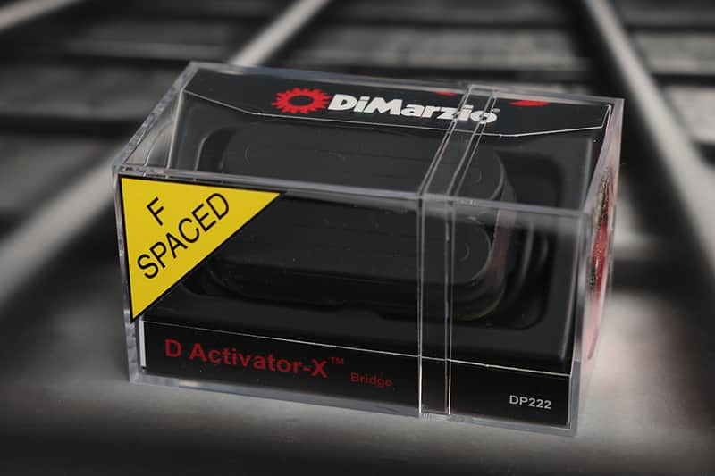 DiMarzio DP222BK D Activator-X Bridge Humbucker - Black / Standard Spacing image 1