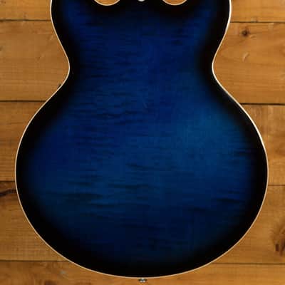 Gibson ES-335 Figured | Deep Ocean Burst image 2