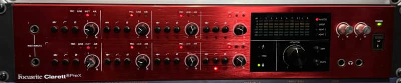 Focusrite Clarett 8Pre X Thunderbolt Audio Interface | Reverb