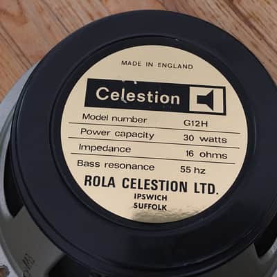Celestion Vintage T1281 G12H-30 BlackBack Speakers image 5