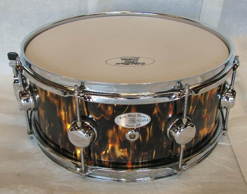 Billy Blast Drums 14" X 6" 10ply Gold Inferno Snare Drum New Custom image 1