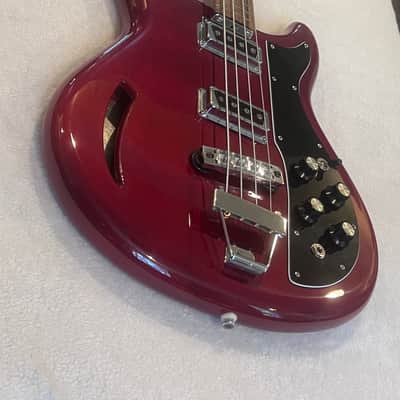 Kustom K-200 -  1968 - Translucent Cherry Bass guitar (Full restoration 100%) image 5