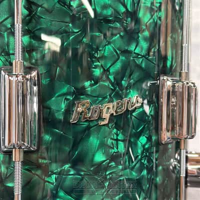 Rogers Tower 3pc Drum Set Green Marine Pearl 20/12/14 image 4