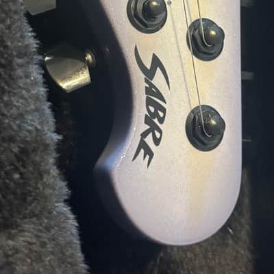 Ernie Ball Music Man Sabre HT with Maple Fretboard 2023 - 2024 Snowy Night image 4