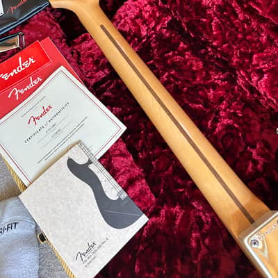 Fender American Original '50s Stratocaster with Maple Fretboard 2017 - White Blonde image 10