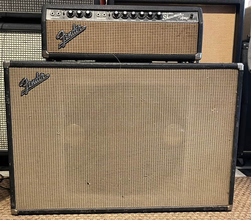 Fender Dual Showman 2 x 15 half stack 1967 image 1