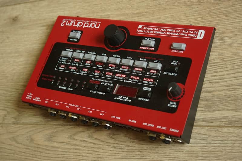 Nord Drum 2 6-Channel Modeling Percussion Synthesizer 2014 - 2016 - Red image 1
