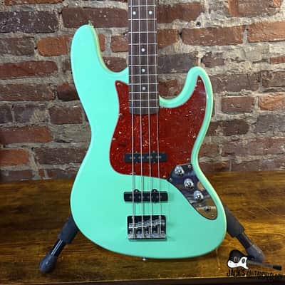 Indy Custom J-Style Electric Bass (2000s - Surf Green) image 1
