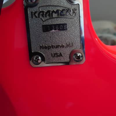 80s Kramer Baretta Neon Pink Lefty image 14