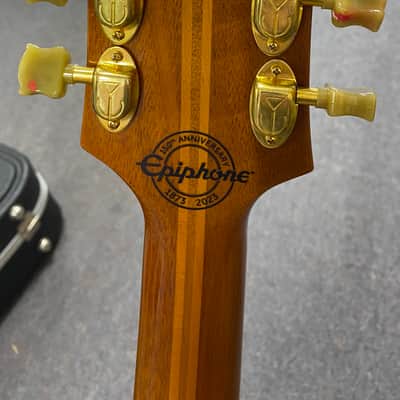 Epiphone 150th Anniversary Zephyr DeLuxe Regent 2023 - Antique Natural image 13
