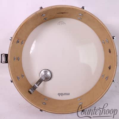*Pearl Tempro Pro 14x5.5"Snare Drum Red Sparkle Wrap 8Lug Vintage 60s Japan 6Ply image 7