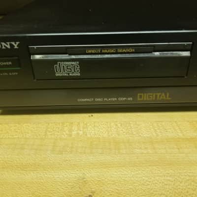 Very Rare Sony CDP-45 CD Player. Made In Japan. 1986. image 2