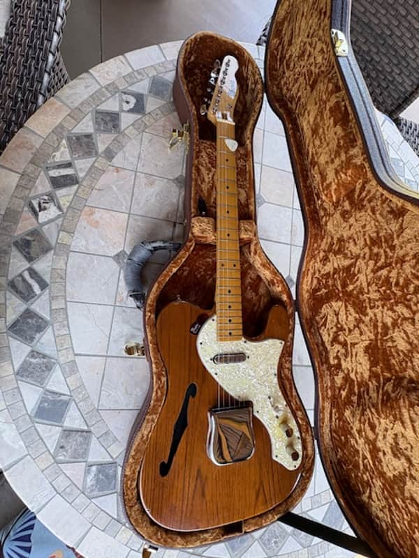 Vintage Ibanez Telecaster ThinLine Early 1970's - Natural /Patina Mahagony image 1