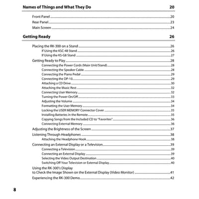 Roland Vima RK-300 — 2 in 1 Owners Manual Guide Guide — 257 Pages — USA Made image 2