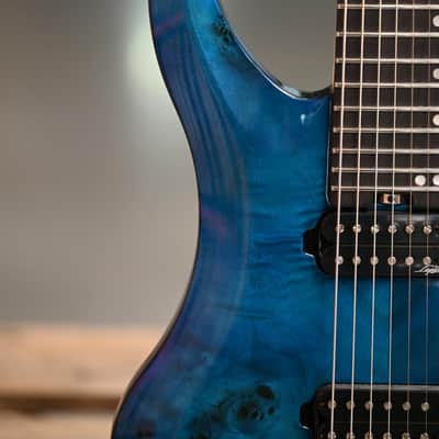 Legator Ghost G7SS Super Shred - Blue Burl Gloss image 6