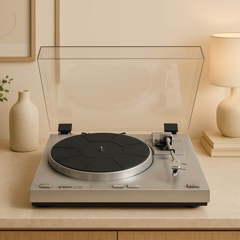 Yamaha P-751 Rare Vintage Turntable Warranty Quartz Direct Drive Automatic