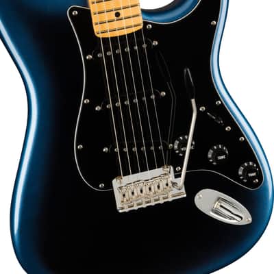 Fender American Professional II Stratocaster, Maple Fingerboard, Dark Night- HARD CASE INCLUDED image 1