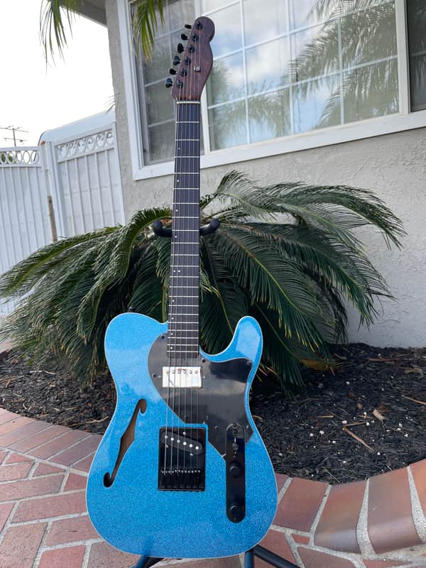 AFH Custom Thinline  2020 Blue metal flake image 1