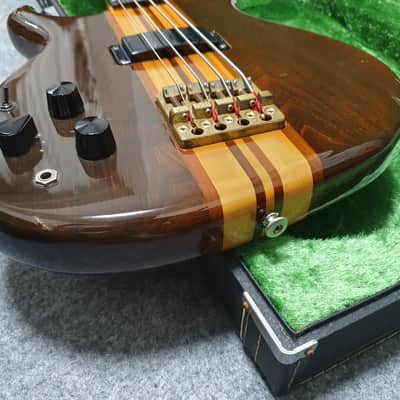 EXTREMELY RARE Lefty 1980 Aria Pro SB1000 Walnut Japan Vintage High End Left Handed Electric Bass SB-1000WA image 6