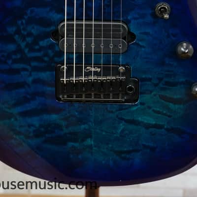 Sterling JP157D QM John Petrucci Signature DiMarzio - Cerulean Paradise image 7