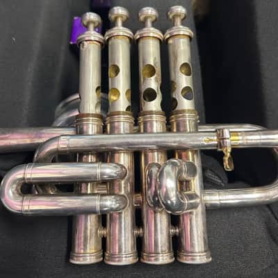 Vintage Selmer Four-Valve Piccolo Trumpet in G image 5