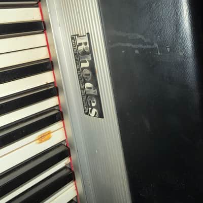 Fender Rhodes Piano Bass 32-Key Electric Piano 1965 - 1969 - Silver Sparkle Top image 4
