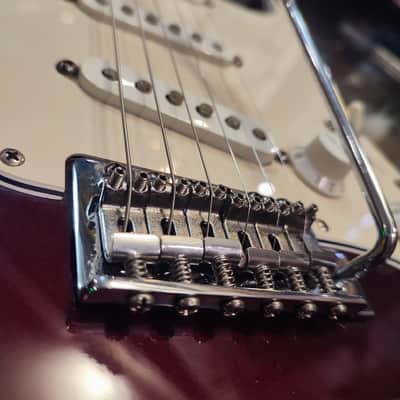 Fender Stratocaster Standard 2006 - Wine Red Maroon image 6