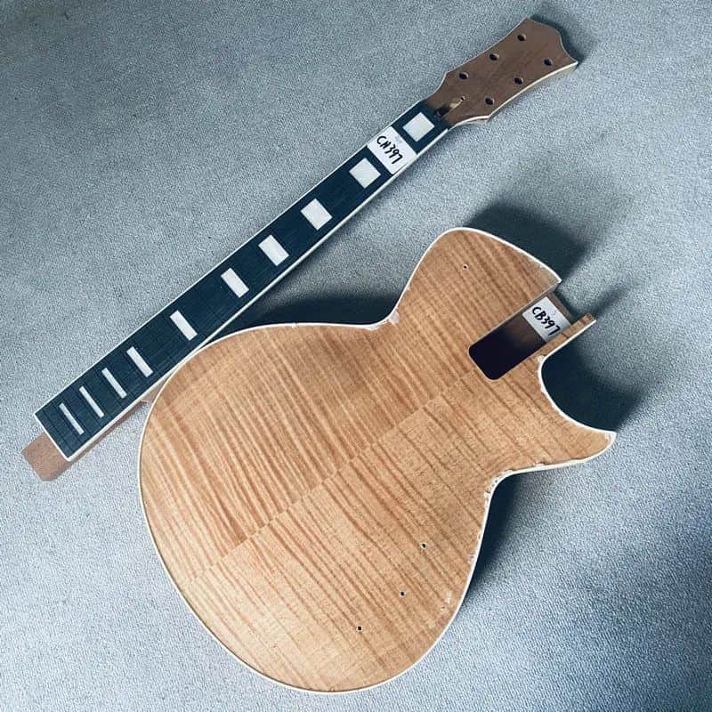 Tagima Guitar Tiger Maple Top Body with Mahogany Neck, Rosewood Fingerboard image 1