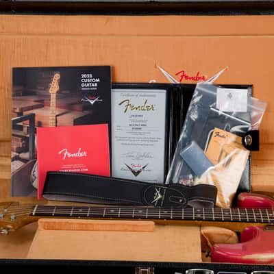 Fender Custom Shop 69 Stratocaster Heavy Relic Electric Guitar, Ebony Fingerboard - Watermelon King - CHUCKSCLUSIVE - #R126000 image 12