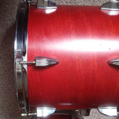 VINTAGE Tama Royalstar 12 x 11  Rack Tom 70s 80s RED MAHOGANY JAPAN Projects Popcorn Snare Shallow or Concert TOM image 3