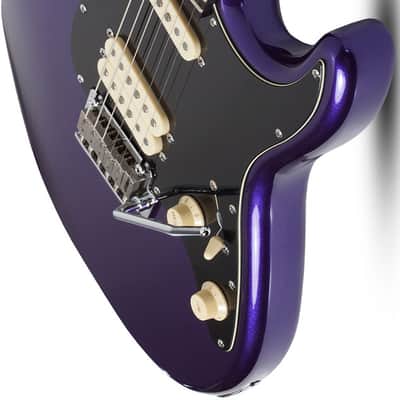Schecter MV-6 Electric Guitar - Metallic Purple (4200) image 6