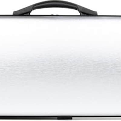 Howard Core CC450 Oblong Scratch-resistant Violin Case - Silver 4/4 Size image 3