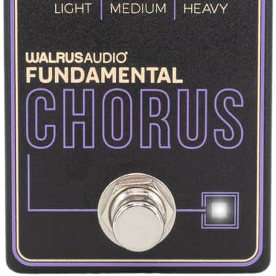 Walrus Audio Fundamental Chorus - Black / Purple image 1