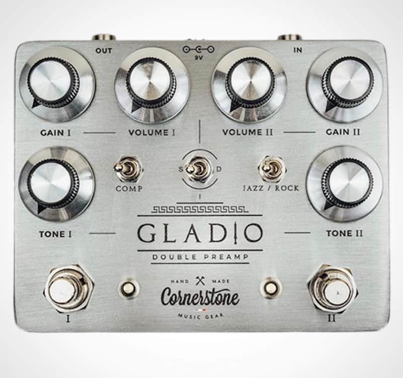 Cornerstone Gladio Double Preamp Pedal (Dumble in a box) 2020 Silver NEW "Authorized Dealer" image 1
